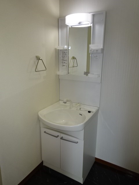洗面設備　写真は102号室です（参考）