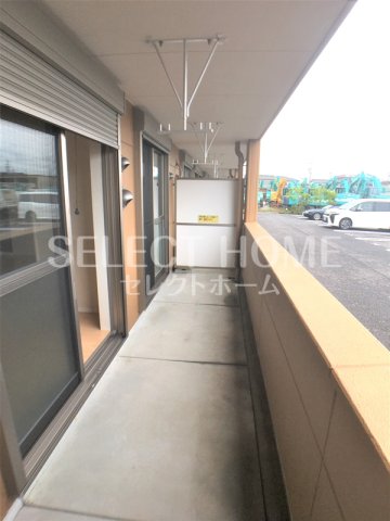 バルコニー　バルコニー付きです 同型タイプ