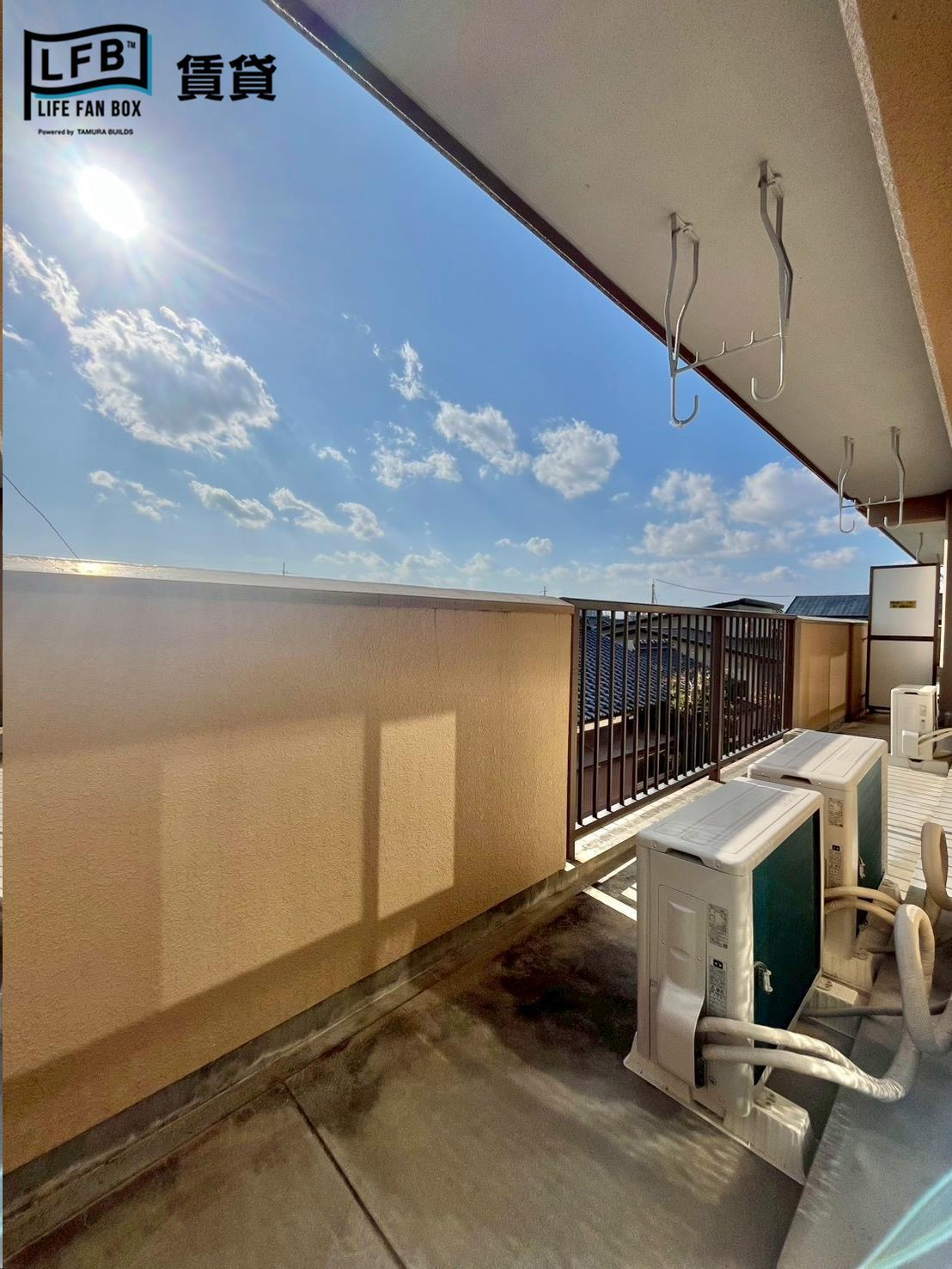 バルコニー　※別部屋のお写真です。