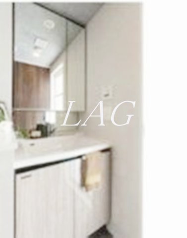 洗面設備　独立洗面台です。（同仕様設備です。）