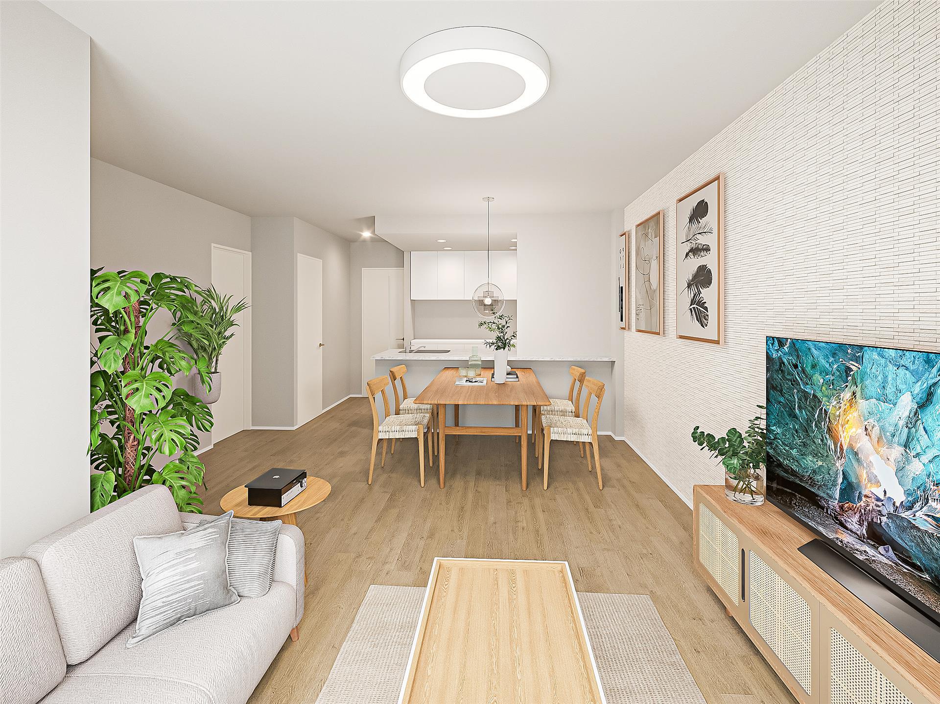 建物外観　リビング：写真はCGイメージです。