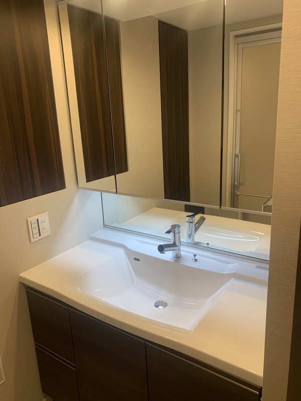 洗面設備　※別部屋の参考写真です。
