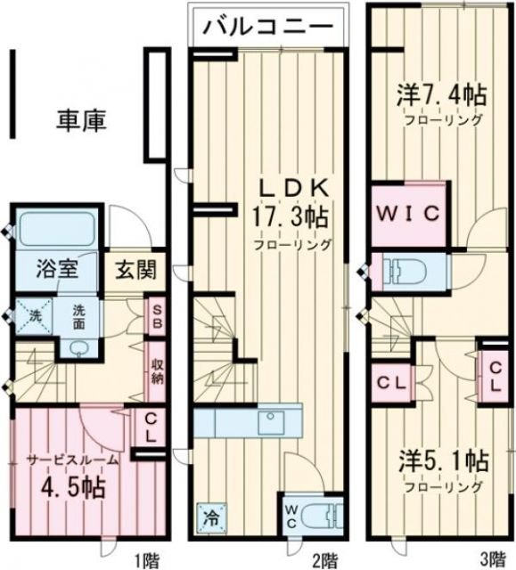 Kolet阿佐ヶ谷#04の間取り写真