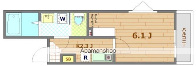 ＪＲ横浜線 淵野辺駅 徒歩17分 3階建 築1年の間取り写真