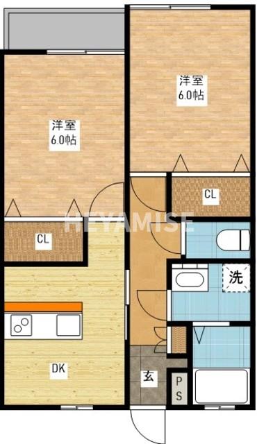シーサイドハイツ深堀の間取り写真