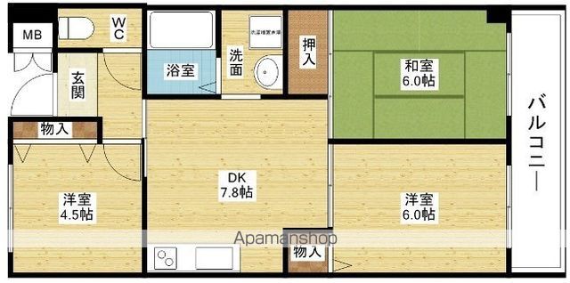 レクシア豊里の間取り写真