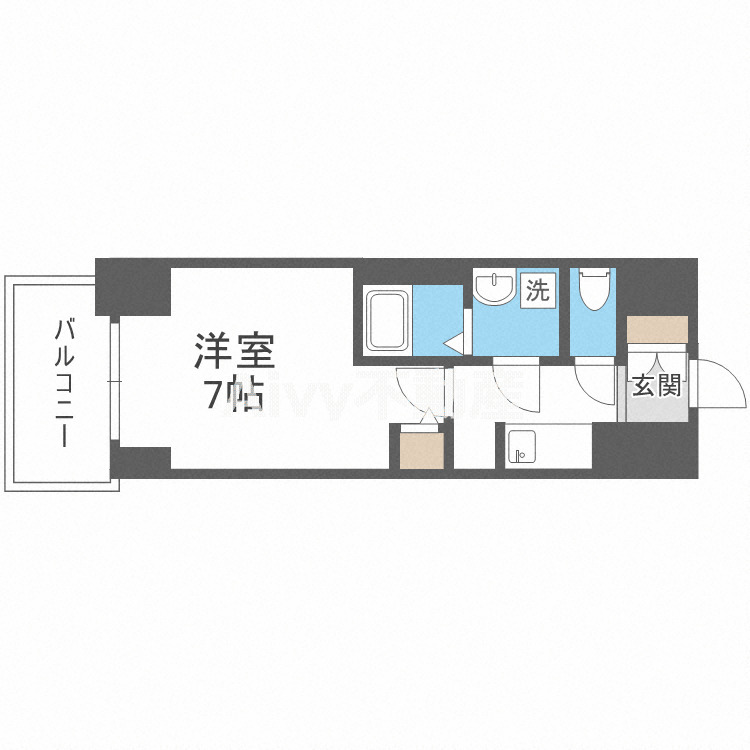 S-RESIDENCE福島Alovitaの間取り写真