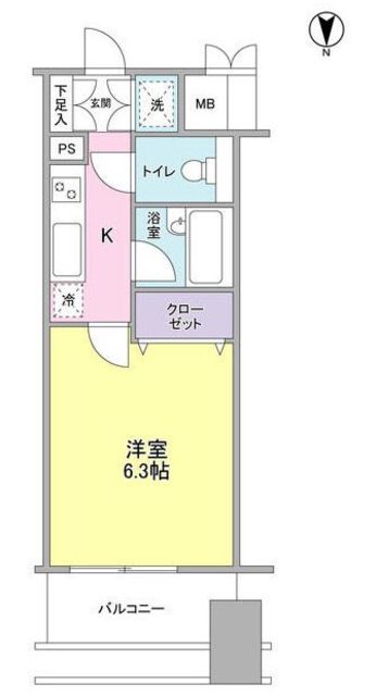 プロスペクト・グラーサ広尾の間取り写真