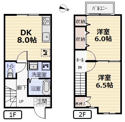 メゾンみそら野の間取り