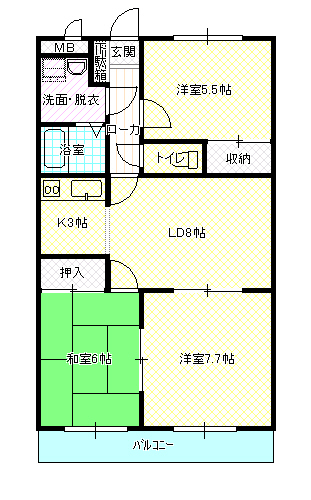 ユーミー　ＩＳＡの間取り