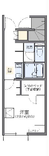 レオネクストリボーン岩代の間取り