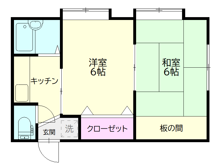 シエスタミヤザキの間取り