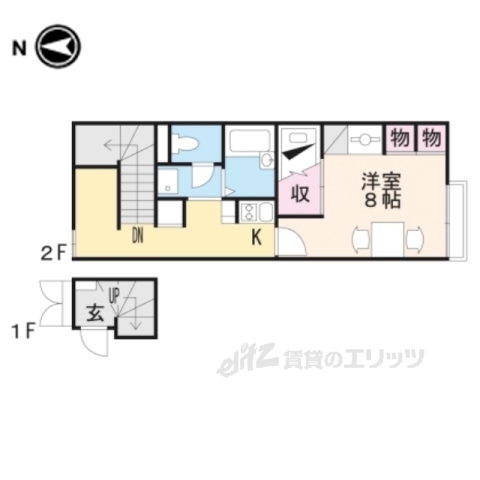 レオパレスワゲンエドの間取り