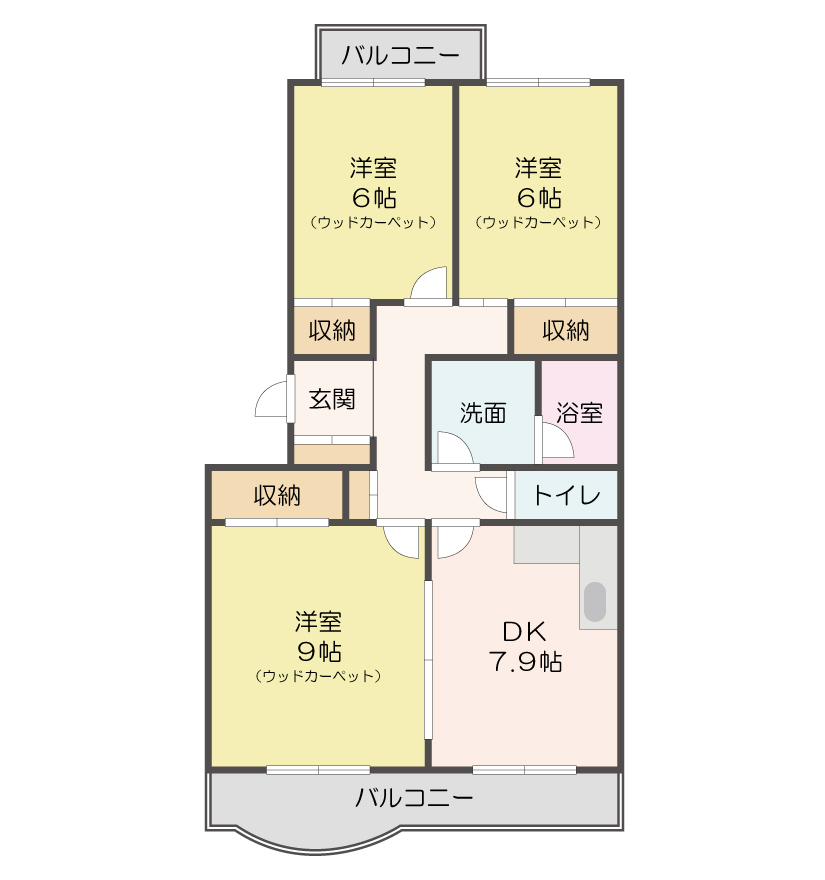 森島パークヒルズの間取り