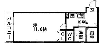 クレフラスト磐田竜洋の間取り