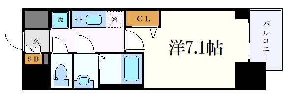 愛知県名古屋市中区丸の内３（マンション）の賃貸物件の間取り