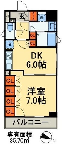 プレミアステージ駒込の間取り