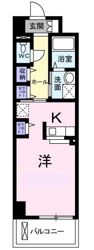 白岡市小久喜のマンションの間取り