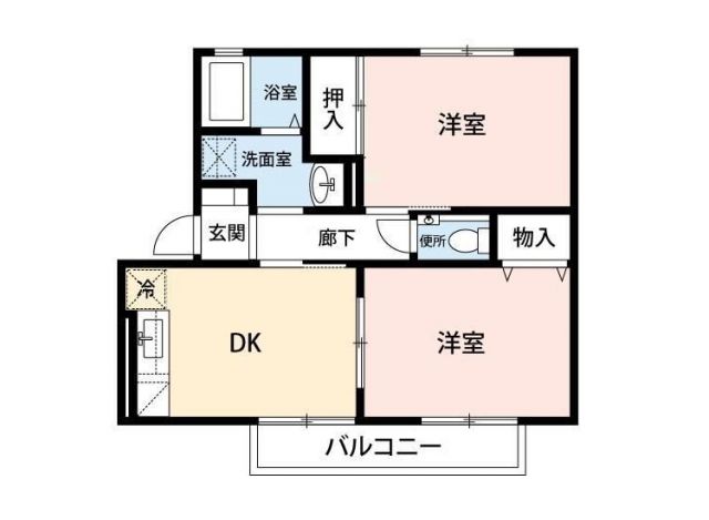 掛川市家代の里のマンションの間取り