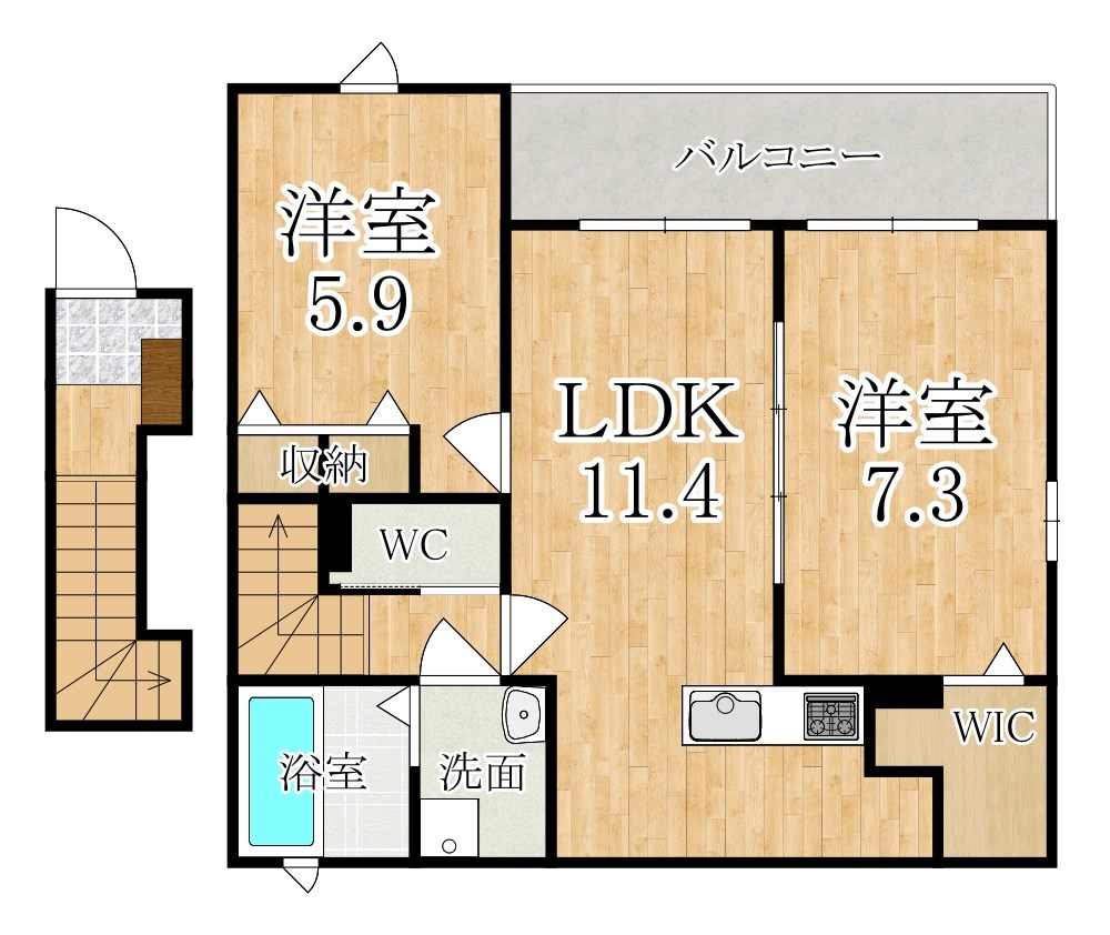 フレアデス光の間取り