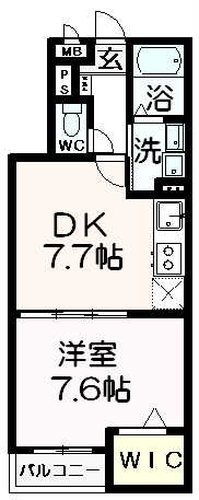 フレーシュの間取り