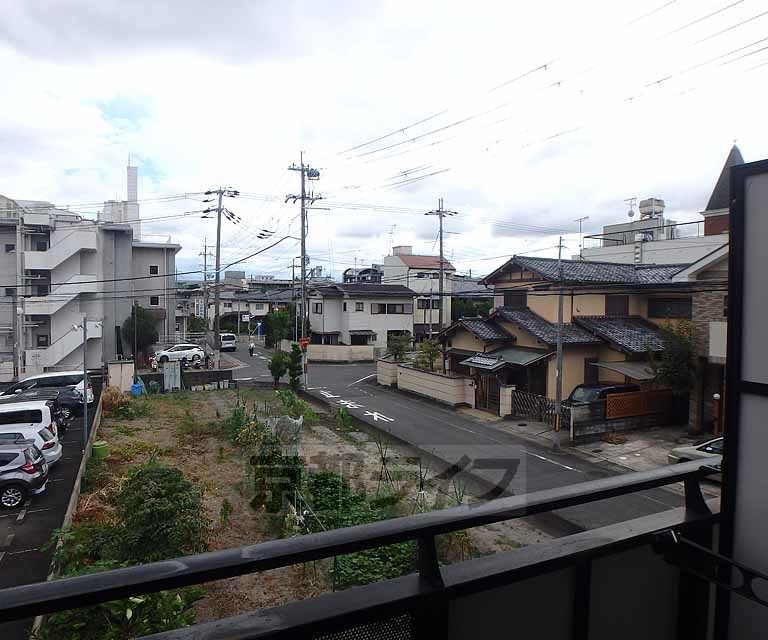 【京都市北区上賀茂松本町のアパートの眺望】