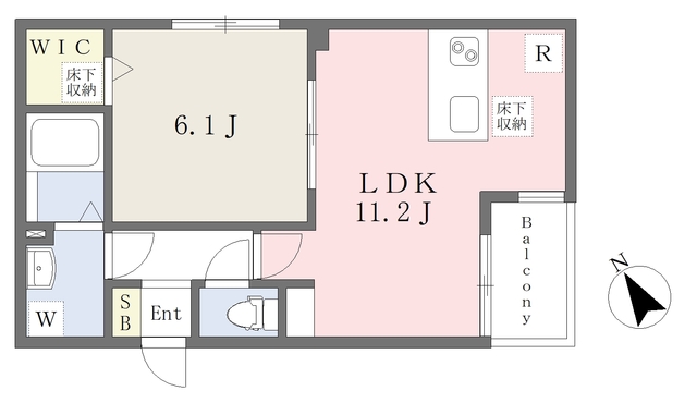 シャルム大口の間取り