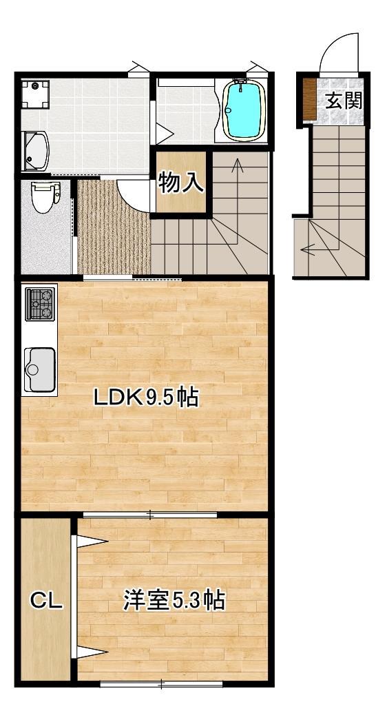 トロワジエムの間取り