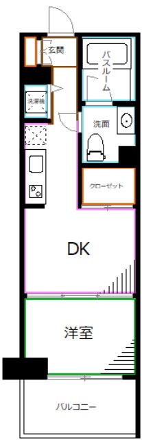 杉並区荻窪のマンションの間取り