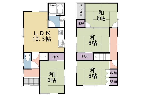 長岡京市こがねが丘のその他の間取り