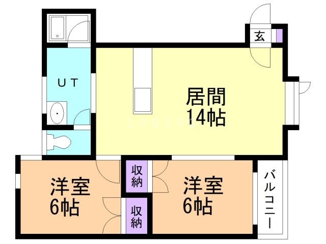 カントリーハイツの間取り