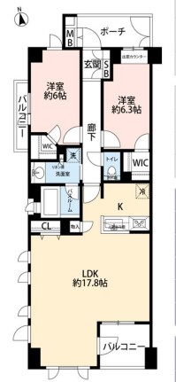 【オープンレジデンシア目白台ヒルトップの間取り】