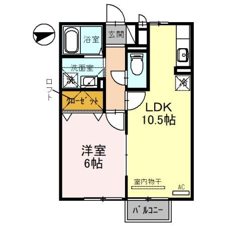 ベルコート木ノ座の間取り