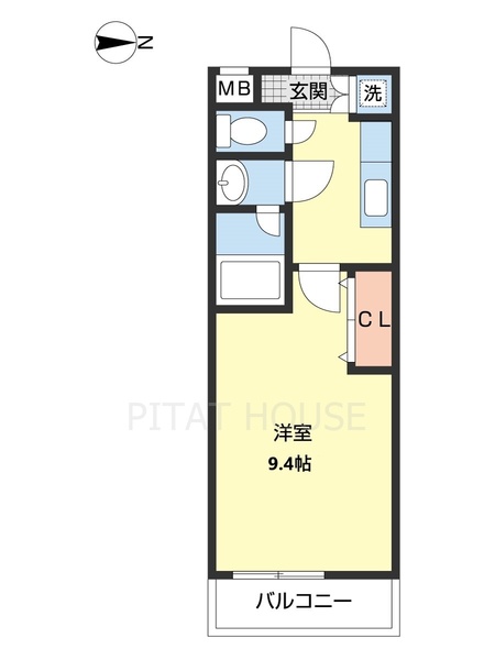 フジパレス太田II番館の間取り