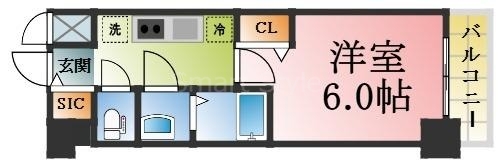 アドバンス神戸パーチェの間取り