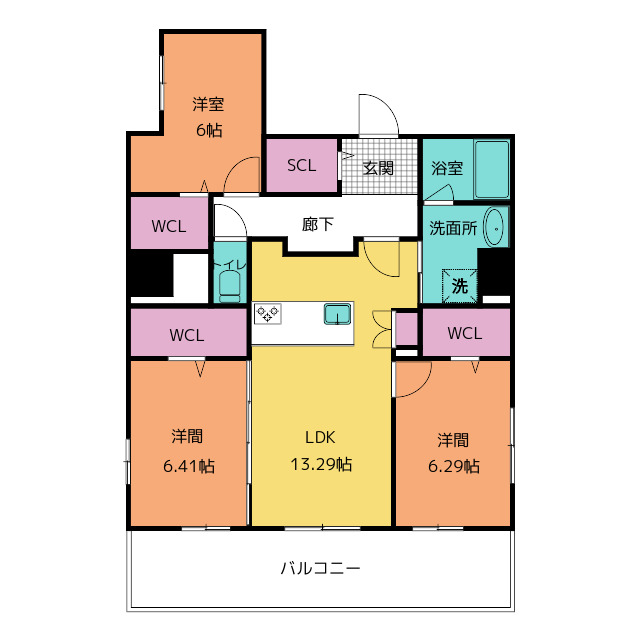 仮）真砂町ソプラの間取り