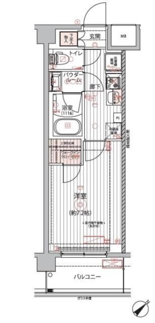 アルコバレーノ戸越銀座の間取り