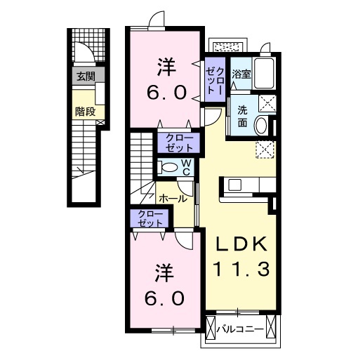 クレメント・レークの間取り