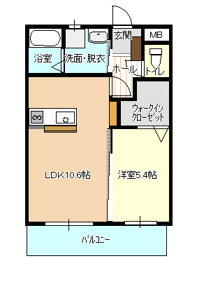 ソレイユ51の間取り