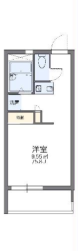 レオパレスマツナミの間取り