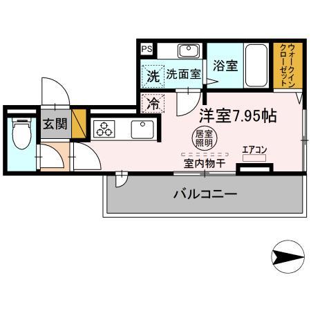 木更津市新田のアパートの間取り