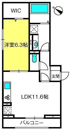 ディアコート十番館の間取り