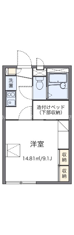 レオパレスイルマーレの間取り