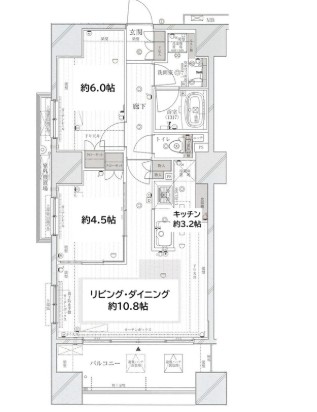 サンクレイドル西日暮里の間取り