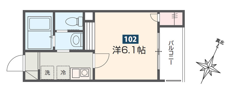 【MELDIA京成高砂の間取り】