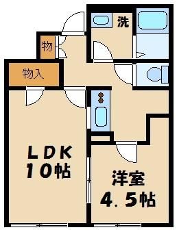 新座市馬場のアパートの間取り