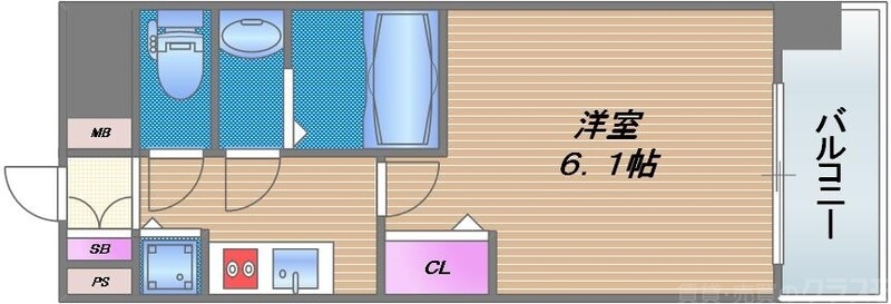 プレサンス玉造駅前の間取り