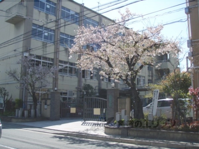 【京都市右京区西院西今田町のマンションの小学校】