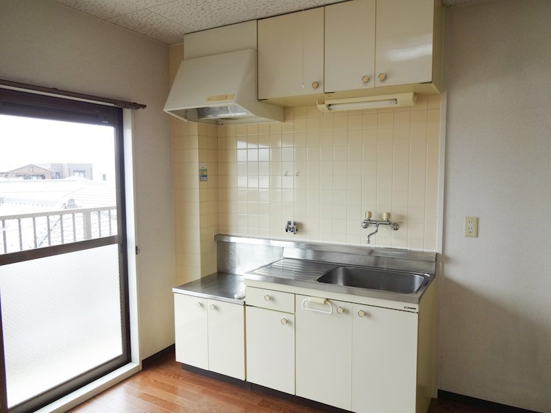 キッチン　ガスコンロ設置可