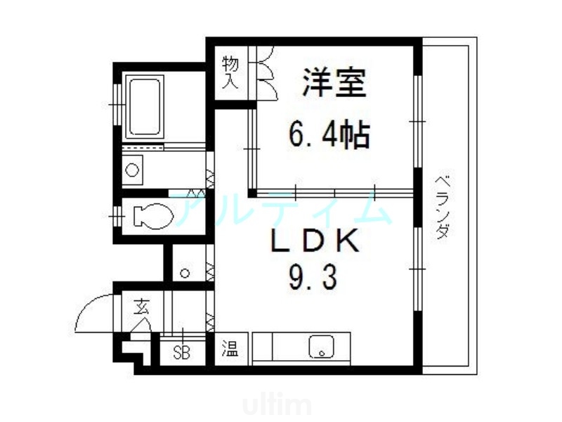 ドミール東山の間取り